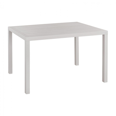 Tavolinë alumini 120×80 cm (HM5570.01), bardhë