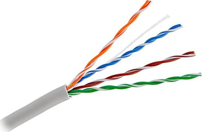 Kabllo interneti Conotech UTP Cat 5e, bakër, 5m, gri