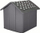 Strehe për qen Hobbydog Kennel R1, 38x38x32 cm, material Codura, blu me kuadrate