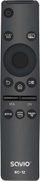 Telekomandë universale Savio RC-12 për TV Samsung, SMART, me butona VOD, e zezë