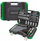 Set veglash Rockforce Premium RF-41252-5, 125+6 pjesë, 1/4" 3/8" 1/2", i zi