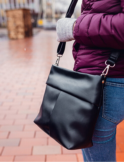 Çantë Crossbody për Femra Vuch Anila, e zezë