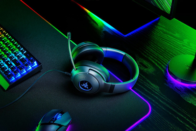 Слушалки за гејминг Razer Kraken V3 X, USB, со микрофон, црни