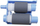 Rul marrës për tabaka 2 HP Kit Tray 2, për LaserJet LJ4001 4101 M406 M407 M430 M431, gri