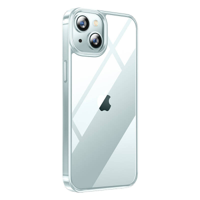 Mbështjellës telefoni Torras Auqanova për iPhone 15, kundër goditjeve, ultra i hollë, transparent