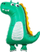 Balon folje Godan Cartoon Dinosaur, 70cm, shumëngjyrësh