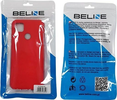 Kapak silikoni Beline për Xiaomi Redmi 10C, premium, i kuq