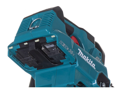 Sharrë me zinxhir Makita DUC356ZB, 2 x 18V, shufër 35 cm, blu e zezë