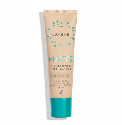 Фондација Lumene Matte SPF20, 30ml, нијанса 1 Classic Beige