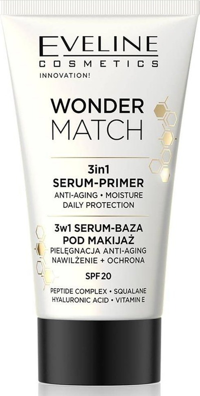 Primer grimi Eveline Cosmetics Wonder Match 3 në 1, SPF 20, 30 ml