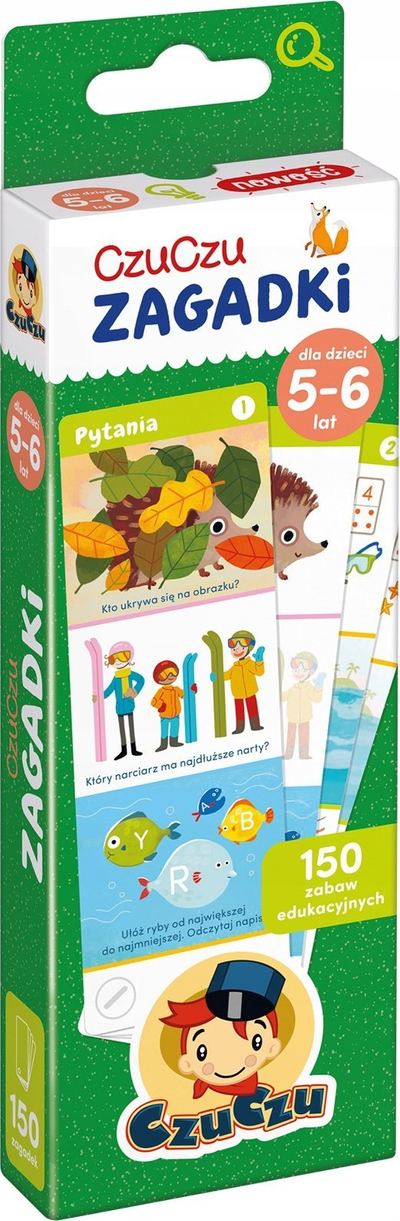 Libër aktivitetesh CzuCzu Riddles For Children, 150 aktivitete, 5-6 vjeç, shumëngjyrësh
