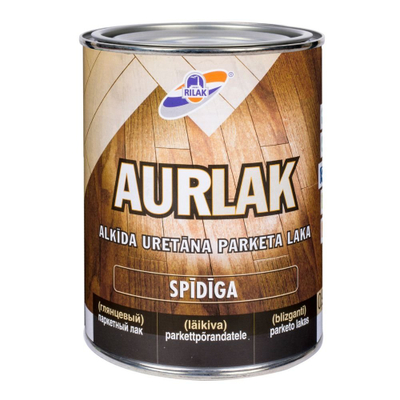 Llakk parketi Rilak AURLAK, alkid urethan, me shkëlqim, 0.9L