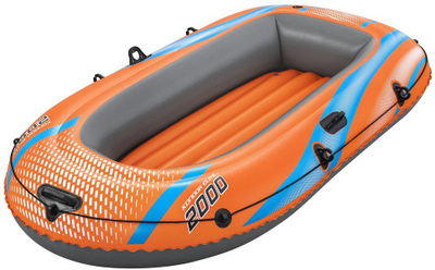 Varkë e frymë Bestway Kondor Elite 2000, 1 person, 1.96m x 1.06m, portokalli blu gri