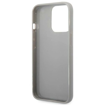 Kapak telefoni Karl Lagerfeld për iPhone 14 Pro 6.1", plastik, argjend