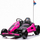 Gokart elektrik SPEED 7 DRIFT KING, 24V, për kalamoj, rozë
