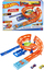 Set pistë garash Hot Wheels Whip Around Raceway, 2 makina 1:64, palosje për ruajtje të lehtë, shumëngjyrësh