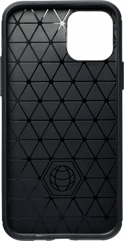 Kapotë karboni për telefon Honor X8b, mbrojtëse, e zezë