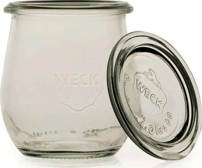 Set kavanozë qelqi Weck Tulip 671, 1/5 L, 12 copë, transparent