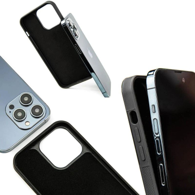 Futrollë Bewood Uniq Turquoise për iPhone 15 Plus, dru me resin, kompatibile MagSafe, turkeze