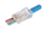 Prizë rrjeti Alantec RJ45 Through, UTP Cat.6, paketim 100 copë, transparente