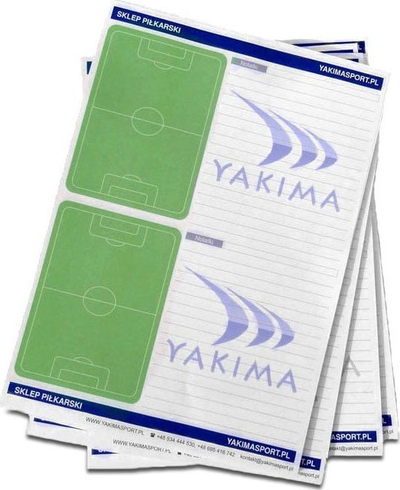 Bllok shënimesh YakimaSport Coach's Pad, format A4, 50 fletë, i bardhë