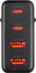 Полнач за ѕид Dudao 76-028, 4 порти USB USB-C, QC 3.0 PD 100W, бел