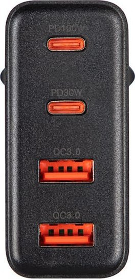 Полнач за ѕид Dudao 76-028, 4 порти USB USB-C, QC 3.0 PD 100W, бел