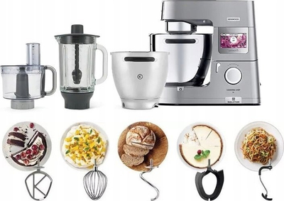 Mikser kuzhine Kenwood Cooking Chef XL, 6.7L, 13 shpejtësi, i argjendtë