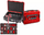 Set qimçash Einhell E-Case, 9 copa, jastëk EVA, kuqe me të zezë
