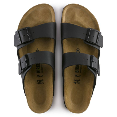 Shapka Birkenstock Arizona 51791, shollë tapë, mikrofibër vegane, të zeza