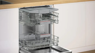 Lavastovilje e integrume Bosch SMV46KX55E, 13 sete, A++, 44 dB, inoks