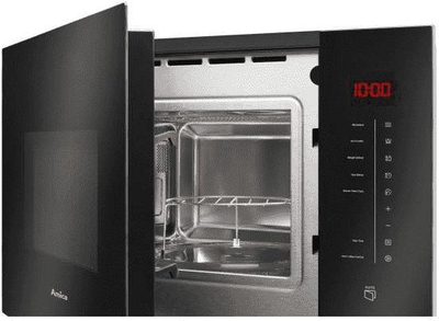 Mikrovala Amica AMMB25E2SGB, 25L, 900W, me grill, e zezë