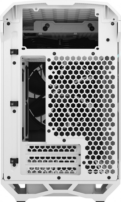 Kasë Fractal Design Torrent Nano, e bardhë TG Clear Tint, Micro Tower