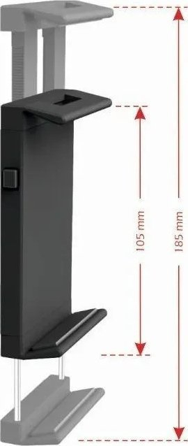Mbajtëse telefoni Swissten T1 CD1, për hapësirën e CD-së në makinë, universale, e zezë