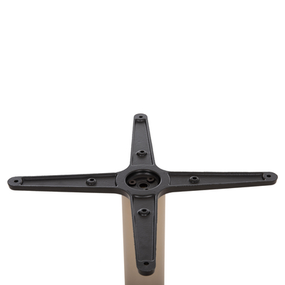 Bazë tavoline HM ALUMINIUM TABLE BASE HM475.25, 46x46x72 cm, metal, cappuccino