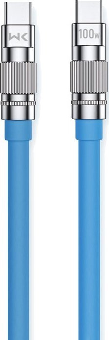 Kabllo USB C në USB C WEKOME WDC-188, 100W, 1m, blu