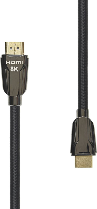 Kabllo HDMI ProXtend 2.1, 8K, i thurur, 0.5m, e zezë