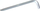 Çelës imbus Jonnesway H05S1030, 3 mm, me kokë sferike