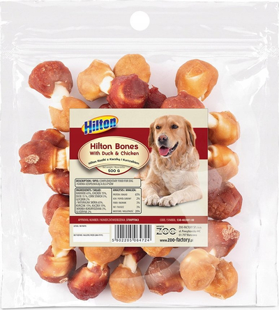 Shpërblime për qen Hilton Treat Cubes, mish paté dhe pule, 500g