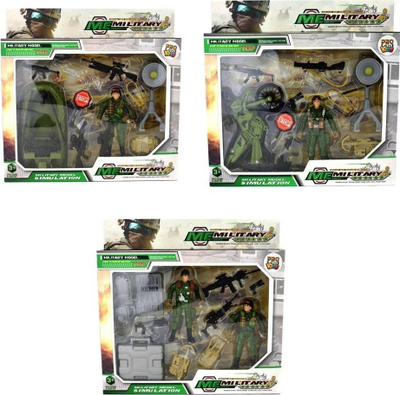 Set lodrash ushtarake Military Set Army Mix Pro Kids, figura ushtarësh, aksesorë lufte, shumëngjyrësh