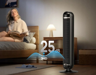 Ventilator kolone Dreo Nomad TF414, 30W, me telekomandë, i zi
