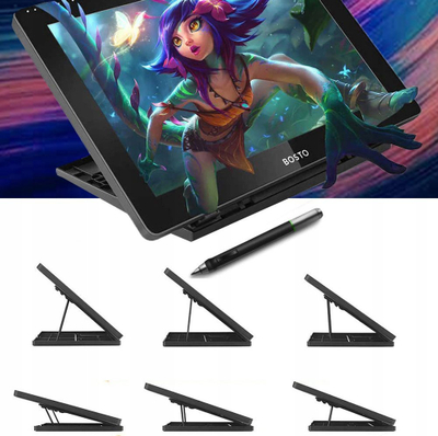 Tablet grafik Bosto BT-16HDT, ekran 15.6" Full HD, penë pa bateri, i zi