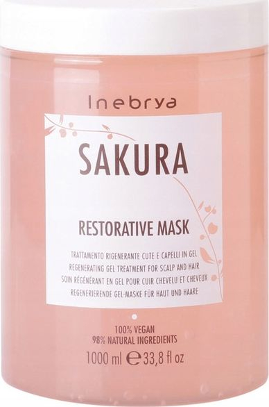 Maskë për flokë Inebrya Sakura Restorative Mask, 1L