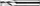 Freza fundore karabit Baildon FWP2L, 8mm, DIN 6527 L, VHM