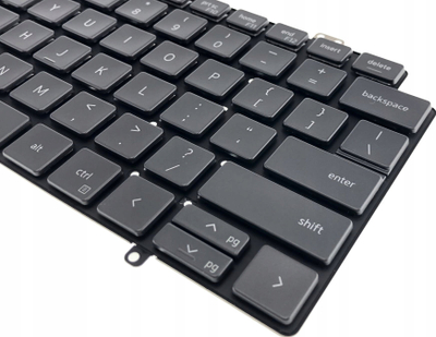 Tastierë laptopi Dell, layout US, me numpad të plotë, e zezë