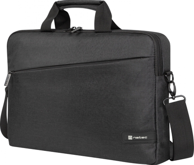 Çantë laptopi Natec Beira NTO-2056, 15.6", me rrip shpatulle, e zezë