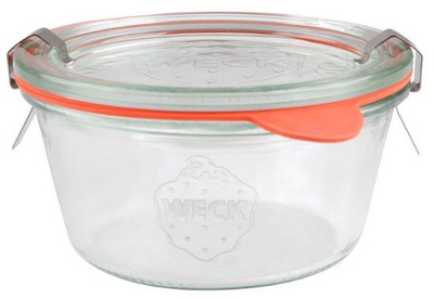 Set kavanozësh qelqi Weck Sturz, 290ml, 6 copë, xham i pastër