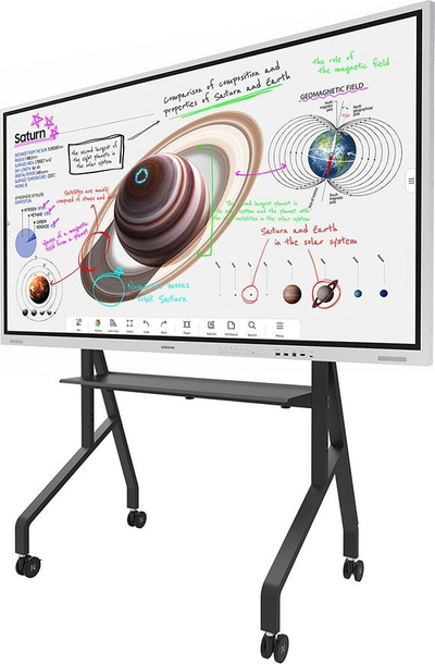 Stend dyshemeje për TV Neomounts FL50-525BL1, 55\"-86\", e zezë