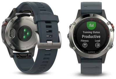 Orë dore Garmin Fenix 5 Blue band