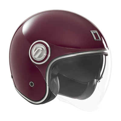 Helmeta moto Nox Premium Heritage Jet, për të rritur, e zezë